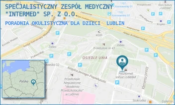 PORADNIA OKULISTYCZNA DLA DZIECI - SPECJALISTYCZNY ZESPÓŁ MEDYCZNY "INTERMED" SP. Z O.O. - GŁOWACKIEGO 35,  LUBLIN