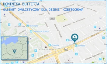 GABINET OKULISTYCZNY DLA DZIECI - DOMINIKA BUTTITTA - ALEJA POKOJU 1,  CZĘSTOCHOWA