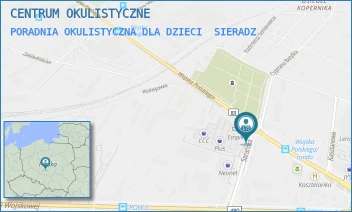 PORADNIA OKULISTYCZNA DLA DZIECI - CENTRUM OKULISTYCZNE - UL. SARAŃSKA 6D,  SIERADZ