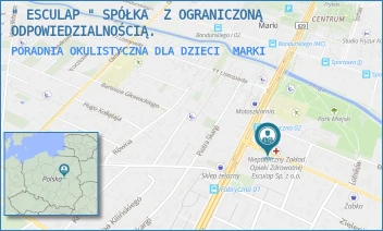 PORADNIA OKULISTYCZNA DLA DZIECI - " ESCULAP " SPÓŁKA  Z OGRANICZONĄ ODPOWIEDZIALNOŚCIĄ. - FABRYCZNA 1,  MARKI