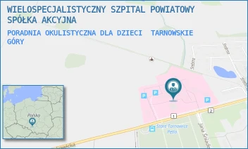 PORADNIA OKULISTYCZNA DLA DZIECI - WIELOSPECJALISTYCZNY SZPITAL POWIATOWY SPÓŁKA AKCYJNA - UL. PYSKOWICKA 47-51,  TARNOWSKIE GÓRY