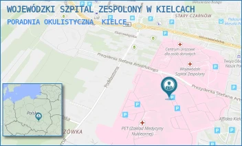 PORADNIA OKULISTYCZNA - WOJEWÓDZKI SZPITAL ZESPOLONY W KIELCACH - ARTWIŃSKIEGO 3A,  KIELCE