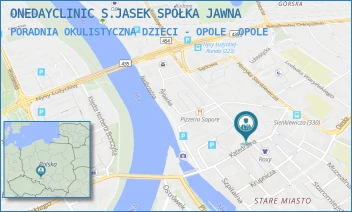 PORADNIA OKULISTYCZNA DZIECI - OPOLE - ONEDAYCLINIC MEDICAL SPÓŁKA Z OGRANICZONĄ ODPOWIEDZIALNOŚCIĄ - UL. KSIĄŻĄT OPOLSKICH 32/1B,  OPOLE